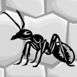 Ant Wall Decor CDR DXF Free Vector