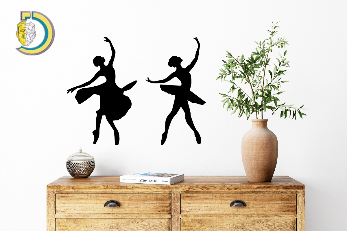 Ballet Wall Decor Free CDR DXF Vector