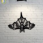 Bat Wall Decor Free CDR DXF Vector