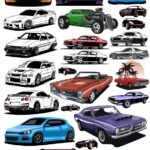 Cars Set 2 CDR Free Vector Clipart