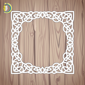 Celtic Know Square Frame Laser Cut Vector