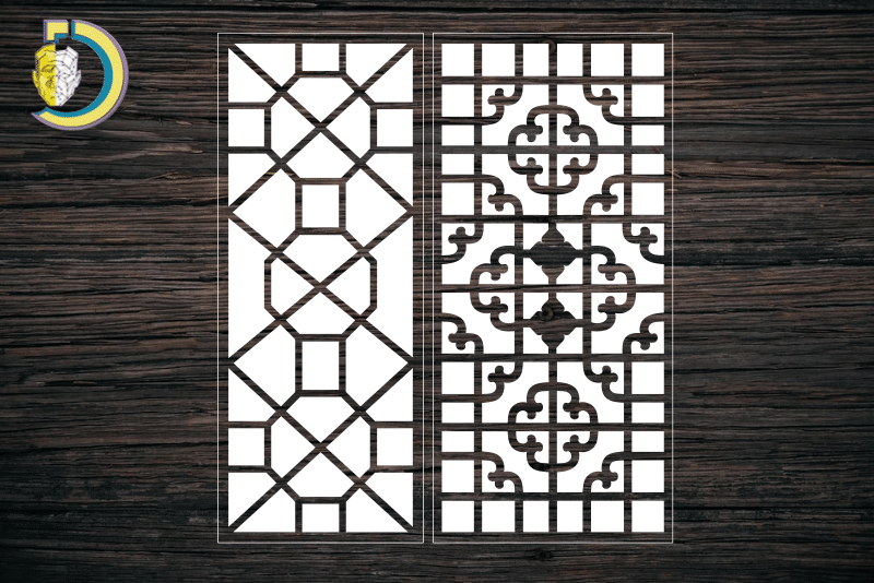 Decorative Screen Panel 105 CDR DXF Laser Cut Free Vector