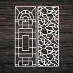 Decorative Screen Panel 106 CDR DXF Laser Cut Free Vector