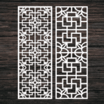 Decorative Screen Panel 109 CDR DXF Laser Cut Free Vector