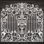 Decorative Screen Panel 116 CDR DXF Laser Cut Free Vector