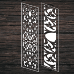 Decorative Screen Panel 122 CDR DXF Laser Cut Free Vector