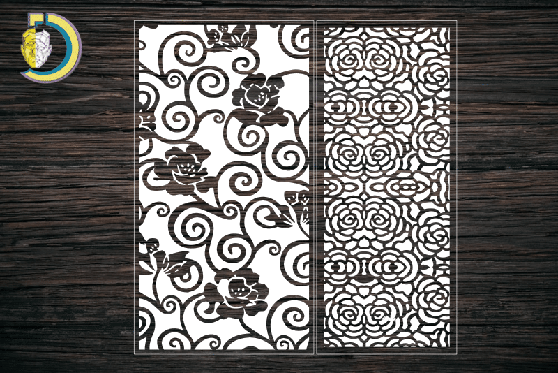Decorative Screen Panel 125 CDR DXF Laser Cut Free Vector
