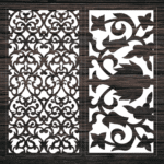 Decorative Screen Panel 126 CDR DXF Laser Cut Free Vector