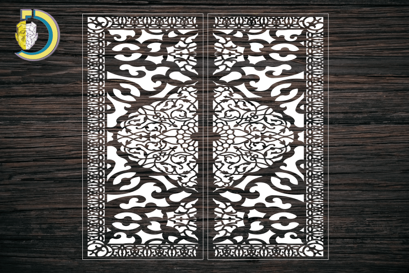 Decorative Screen Panel 130 CDR DXF Laser Cut Free Vector