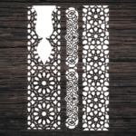 Decorative Screen Panel 132 CDR DXF Laser Cut Free Vector