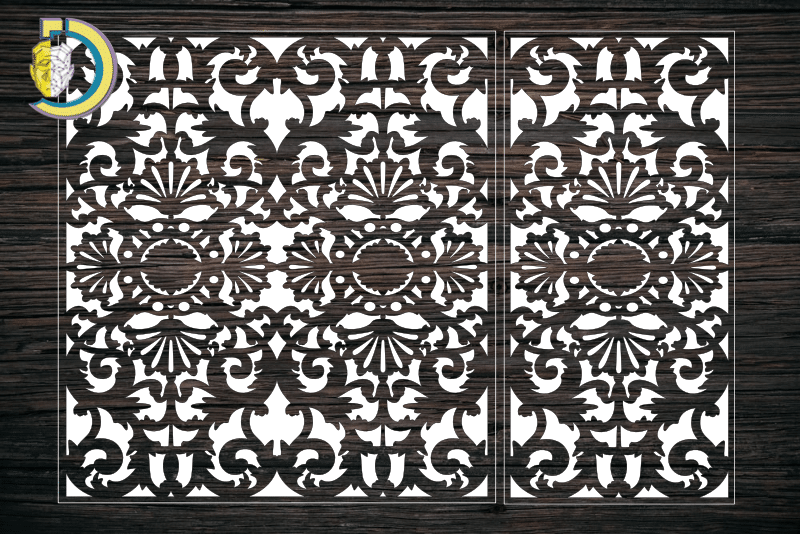 Decorative Screen Panel 133 CDR DXF Laser Cut Free Vector