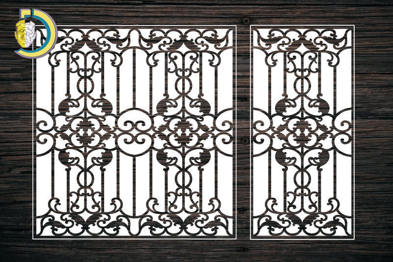 Decorative Screen Panel 141 CDR DXF Laser Cut Free Vector