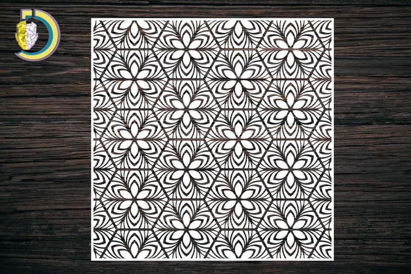 Decorative Screen Panel 86 CDR DXF Laser Cut Free Vector