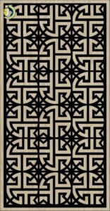 Decorative Slotted Panel 583 Pattern PDF File