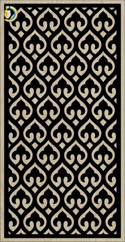 Decorative Slotted Panel 584 Pattern PDF File
