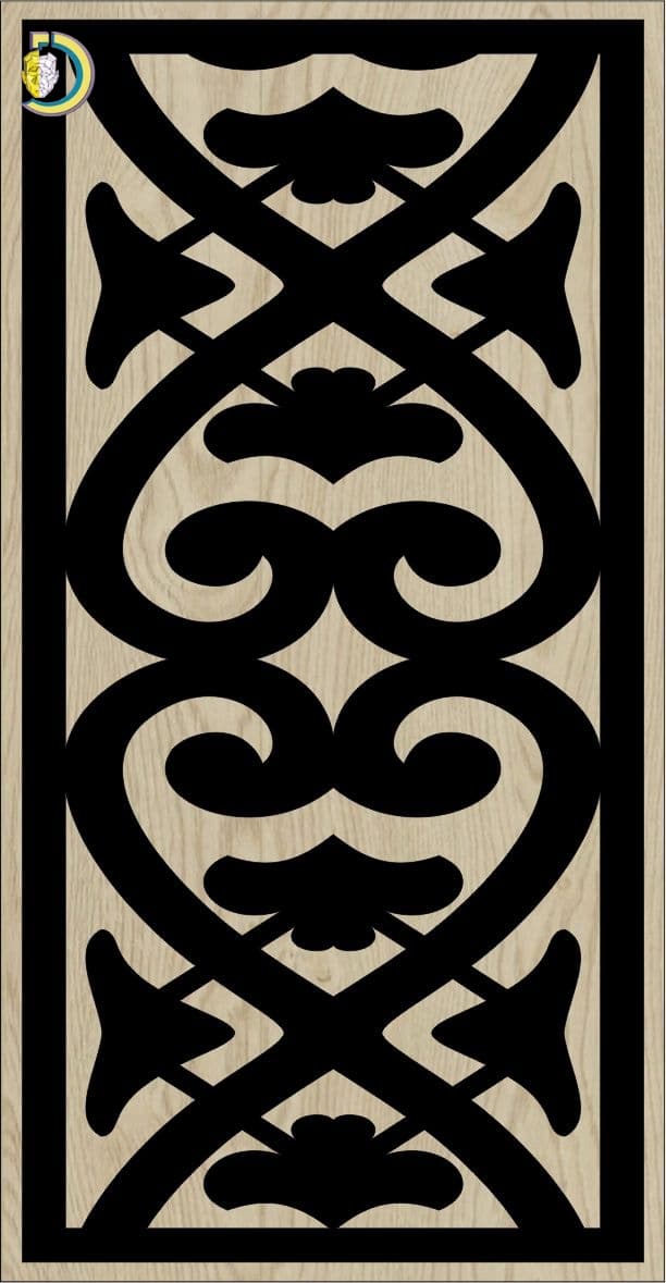 Decorative Slotted Panel 585 Pattern PDF File