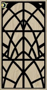 Decorative Slotted Panel 589 Pattern PDF File