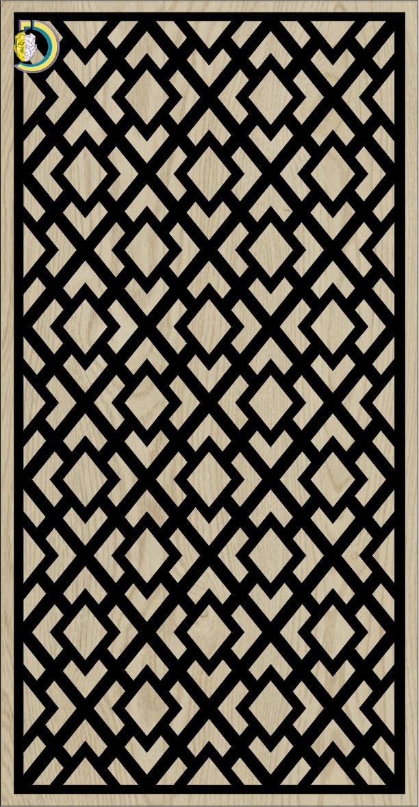 Decorative Slotted Panel 594 Pattern PDF File