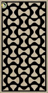 Decorative Slotted Panel 596 Pattern PDF File