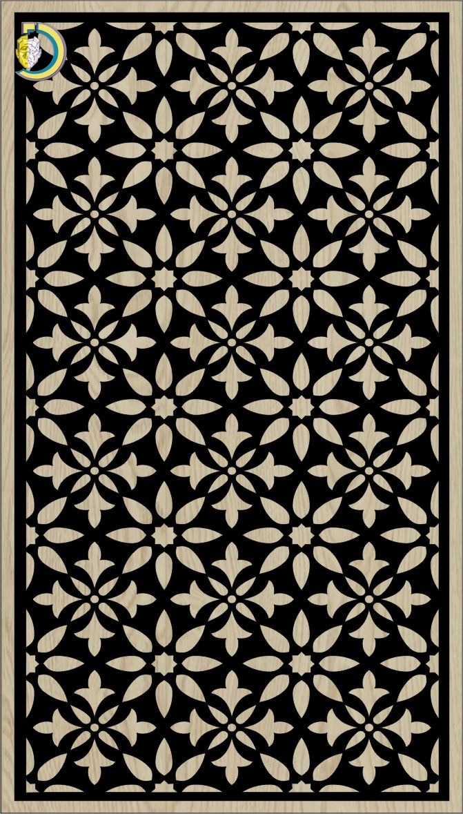 Decorative Slotted Panel 597 Pattern PDF File