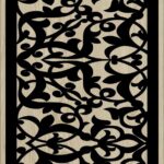 Decorative Slotted Panel 598 Pattern PDF File