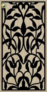 Decorative Slotted Panel 600 Pattern PDF File