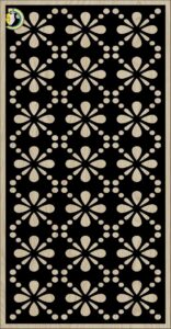 Decorative Slotted Panel 601 Pattern PDF File