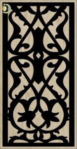 Decorative Slotted Panel 604 Pattern PDF File