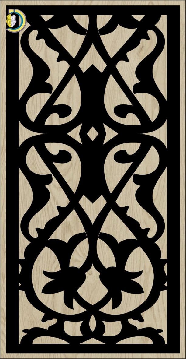 Decorative Slotted Panel 604 Pattern PDF File