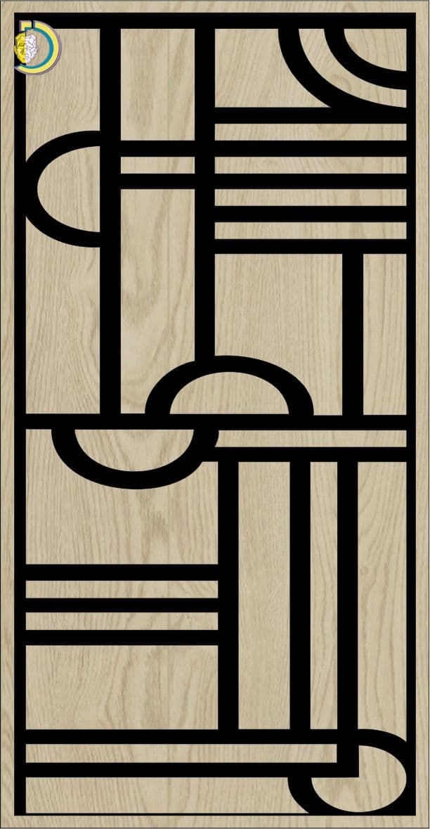 Decorative Slotted Panel 606 Pattern PDF File