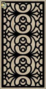 Decorative Slotted Panel 612 Pattern PDF File