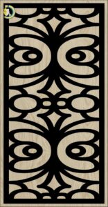 Decorative Slotted Panel 615 Pattern PDF File