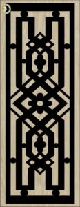 Decorative Slotted Panel 631 Pattern PDF File