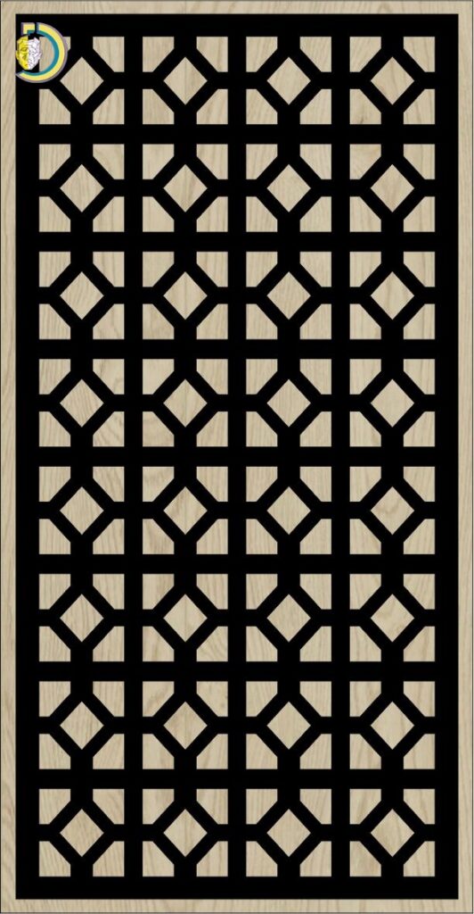 Decorative Slotted Panel 632 Pattern PDF File