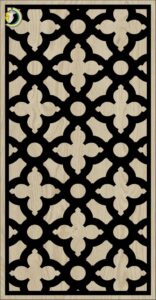 Decorative Slotted Panel 636 Pattern PDF File