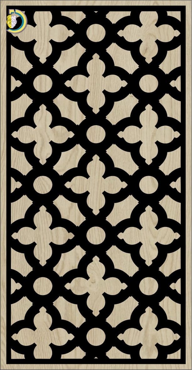 Decorative Slotted Panel 636 Pattern PDF File