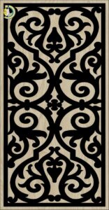 Decorative Slotted Panel 638 Pattern PDF File