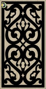 Decorative Slotted Panel 639 Pattern PDF File