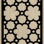 Decorative Slotted Panel 640 Pattern PDF File