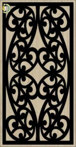 Decorative Slotted Panel 642 Pattern PDF File