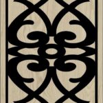 Decorative Slotted Panel 645 Pattern PDF File