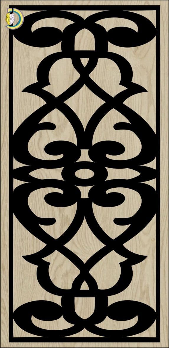 Decorative Slotted Panel 645 Pattern PDF File