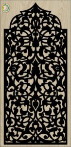 Decorative Slotted Panel 648 Pattern PDF File