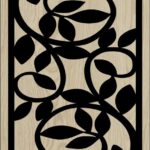 Decorative Slotted Panel 650 Pattern PDF File