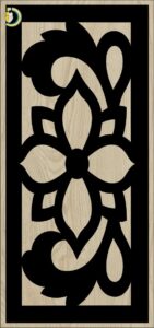 Decorative Slotted Panel 652 Pattern PDF File