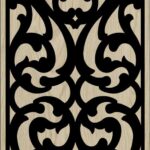 Decorative Slotted Panel 656 Pattern PDF File