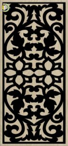 Decorative Slotted Panel 670 Pattern PDF File