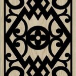 Decorative Slotted Panel 671 Pattern PDF File