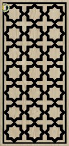 Decorative Slotted Panel 673 Pattern PDF File