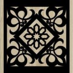 Decorative Slotted Panel 676 Pattern PDF File